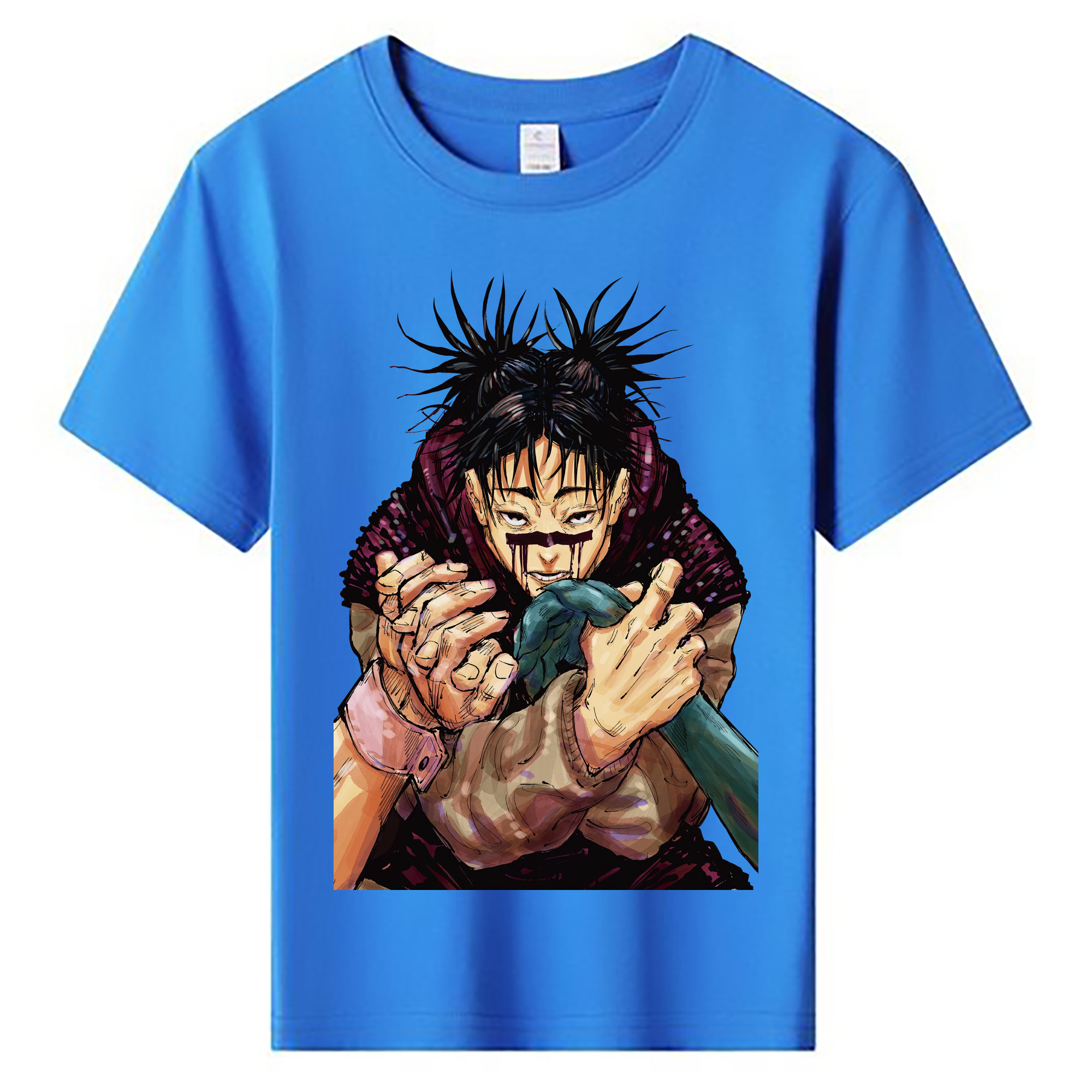 （画像用） 呪術廻戦 Jujutsu Kaisen 綿100％キッズTシャツ（フロントプリント）